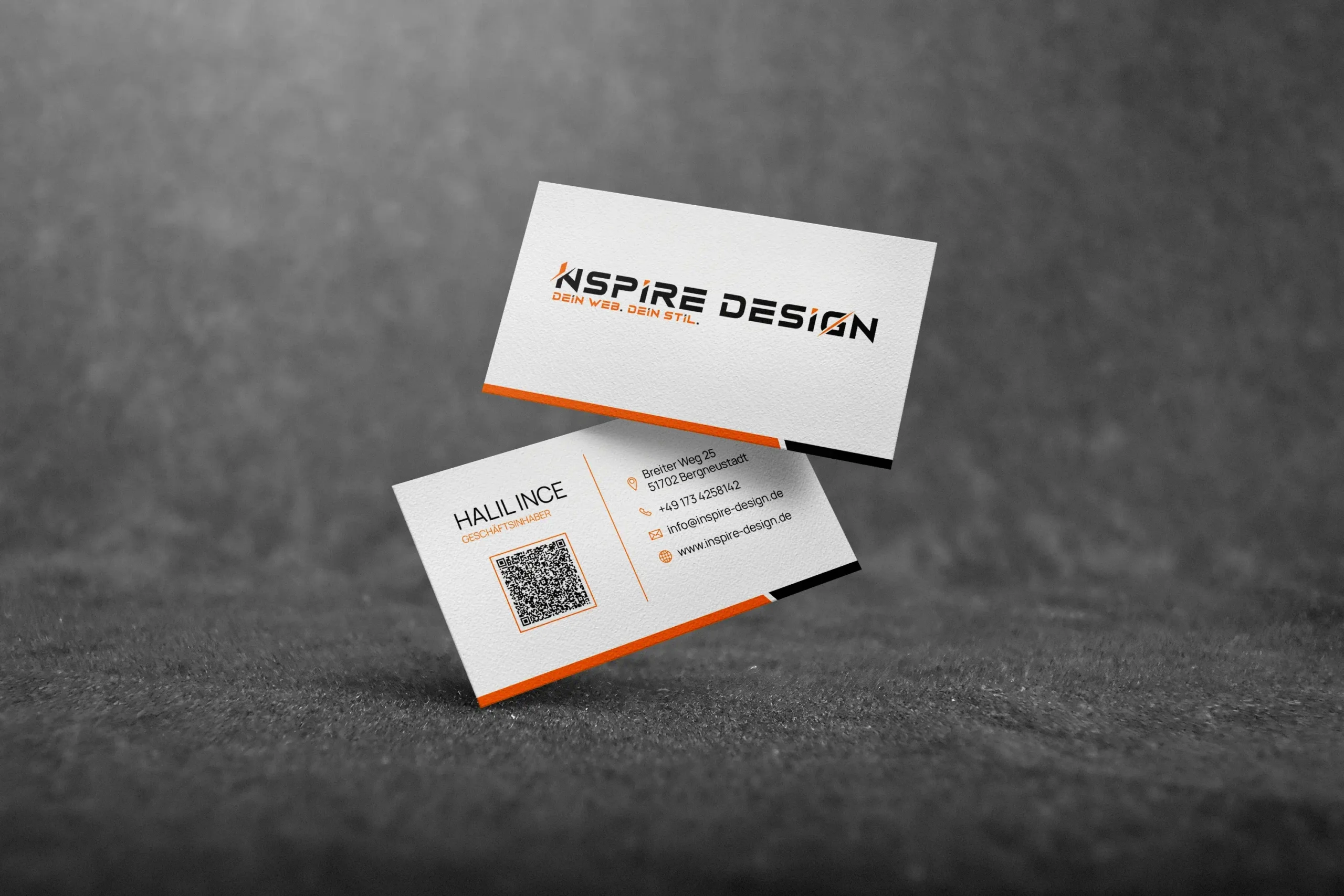 Visitenkarte Inspire Design