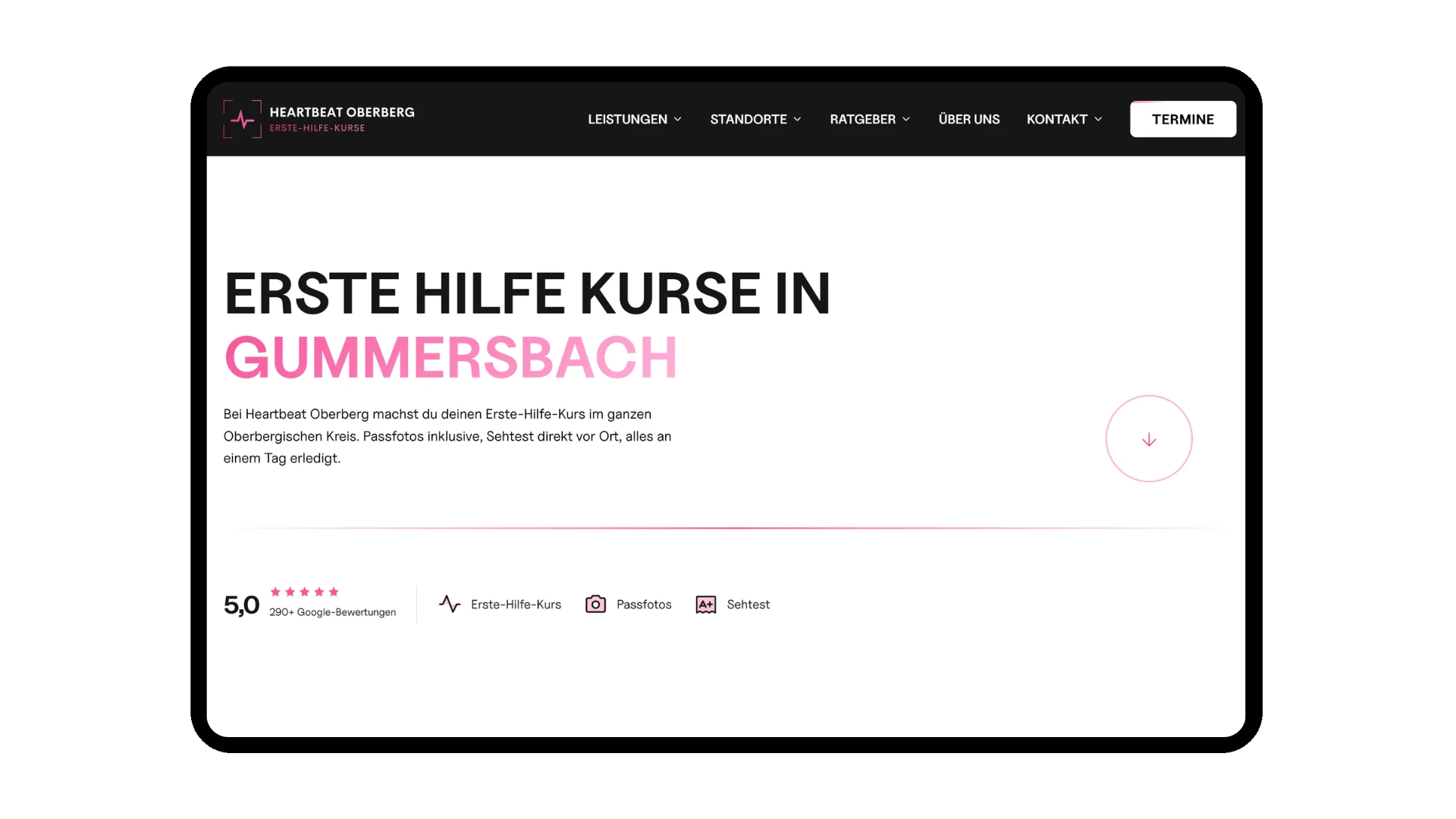 Startseite von Heartbeat Oberberg
